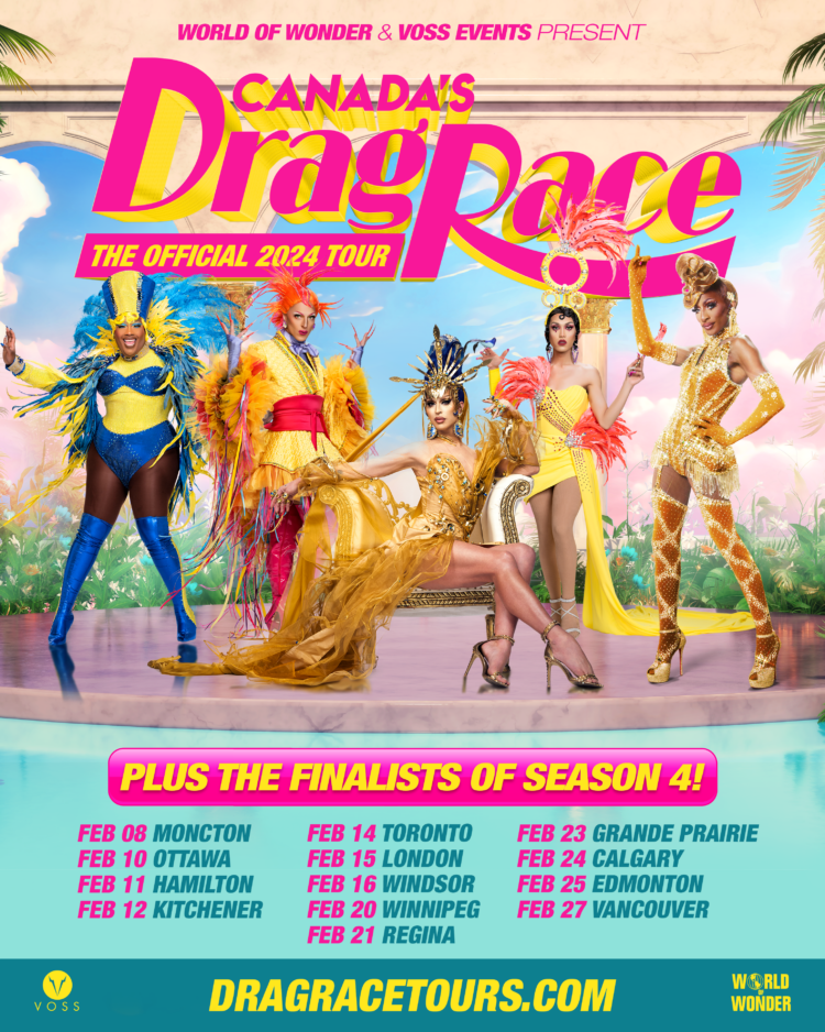 WOW and Voss Events Announce Canada’s Drag Race Official 2024 Tour